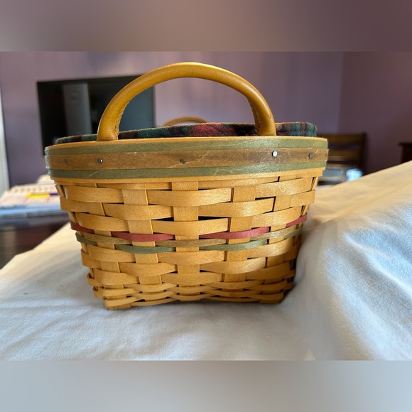 Retired Longaberger 2001 Autumn Reflections Large Blessings Basket - Picture 4 of 11